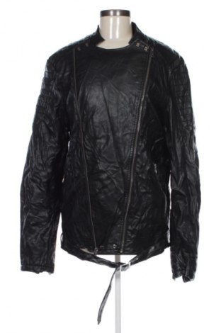 Γυναικείο δερμάτινο μπουφάν Unbranded, Μέγεθος XXL, Χρώμα Μαύρο, Τιμή 36,99 €