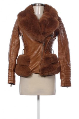Dámská kožená bunda  Unbranded, Velikost M, Barva Hnědá, Cena  742,00 Kč