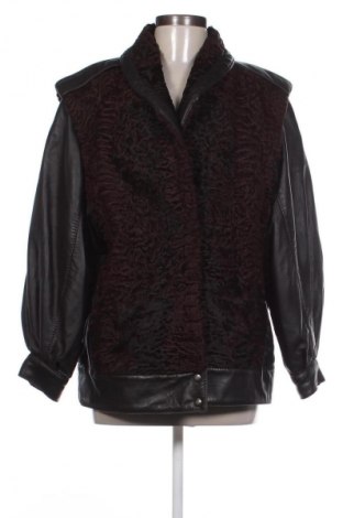 Geacă de piele pentru femei Unbranded, Mărime S, Culoare Maro, Preț 267,53 Lei