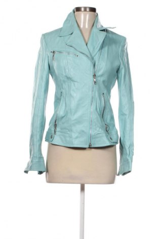 Dámská kožená bunda  Unbranded, Velikost S, Barva Modrá, Cena  639,00 Kč