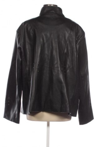Дамско кожено яке Unbranded, Размер 3XL, Цвят Черен, Цена 58,00 лв.