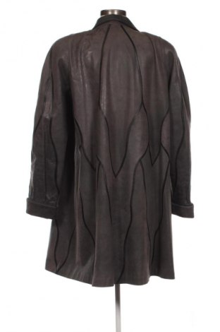 Γυναικείο δερμάτινο μπουφάν Unbranded, Μέγεθος XL, Χρώμα Γκρί, Τιμή 25,99 €