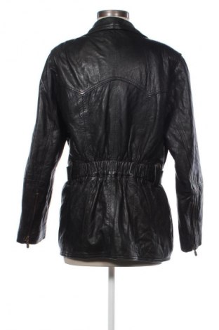 Дамско кожено яке Unbranded, Размер S, Цвят Черен, Цена 184,30 лв.