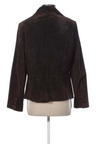 Дамско кожено яке Unbranded, Размер L, Цвят Кафяв, Цена 97,01 лв.