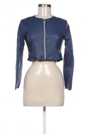 Damska kurtka skórzana Unbranded, Rozmiar L, Kolor Niebieski, Cena 133,33 zł