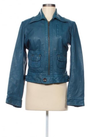 Damska kurtka skórzana Xx by Mexx, Rozmiar M, Kolor Niebieski, Cena 298,85 zł