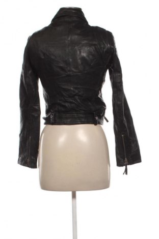 Дамско кожено яке Zara, Размер M, Цвят Черен, Цена 41,92 €