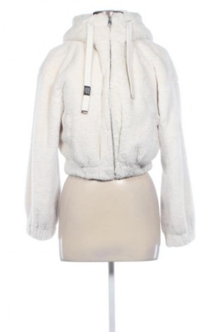 Дамско палто Bershka, Размер S, Цвят Бял, Цена 166,25 лв.