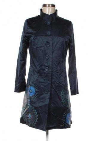 Damenmantel Desigual, Größe M, Farbe Blau, Preis € 77,99