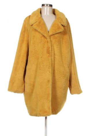 Γυναικείο παλτό Miss E, Μέγεθος XXL, Χρώμα Κίτρινο, Τιμή 23,99 €