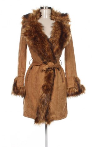 Palton de femei Regular Denim, Mărime M, Culoare Maro, Preț 217,99 Lei