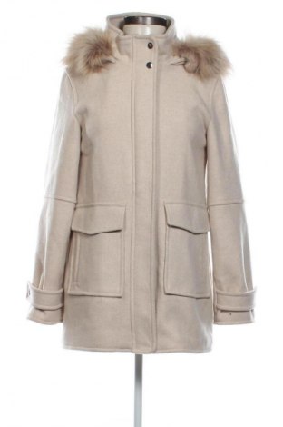 Дамско палто Stradivarius, Размер XS, Цвят Бежов, Цена 88,00 лв.