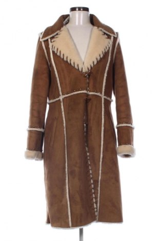 Damski płaszcz Yessica, Rozmiar M, Kolor Brązowy, Cena 202,30 zł