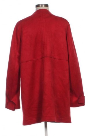 Дамско палто Zara, Размер XL, Цвят Червен, Цена 53,99 лв.