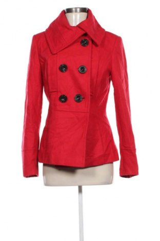Дамско палто Zara, Размер M, Цвят Червен, Цена 68,99 лв.