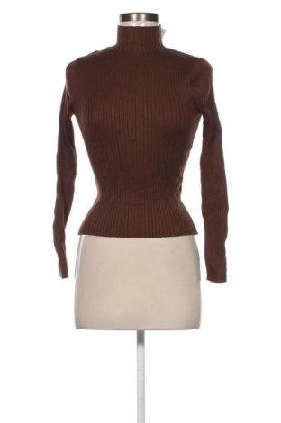 Damen Rollkragen Zara, Größe M, Farbe Braun, Preis 10,99 €