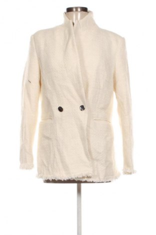 Damen Blazer Mango, Größe L, Farbe Ecru, Preis 23,99 €