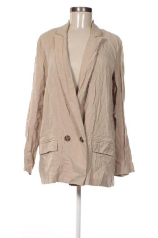 Damen Blazer Stradivarius, Größe L, Farbe Beige, Preis 17,99 €
