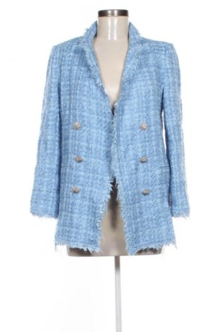 Sacou de femei Zara, Mărime S, Culoare Albastru, Preț 103,99 Lei