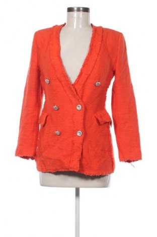 Damen Blazer Zara, Größe XS, Farbe Orange, Preis 13,99 €