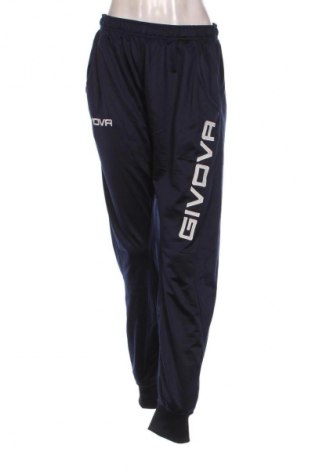 Damskie spodnie sportowe Givova, Rozmiar L, Kolor Niebieski, Cena 38,99 zł