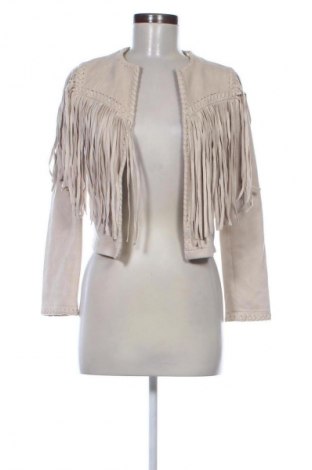 Дамско яке Zara, Размер XS, Цвят Бежов, Цена 30,99 лв.