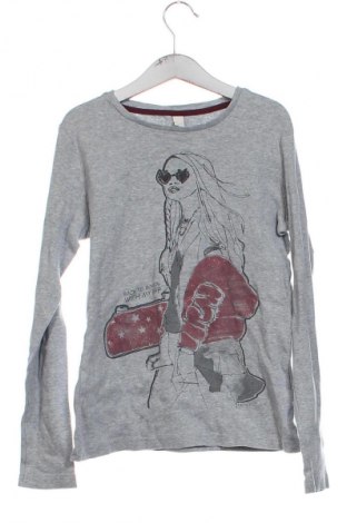 Kinder Shirt Esprit, Größe 11-12y/ 152-158 cm, Farbe Grau, Preis 12,00 €