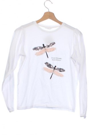 Bluză pentru copii Mango, Mărime 10-11y/ 146-152 cm, Culoare Alb, Preț 31,58 Lei