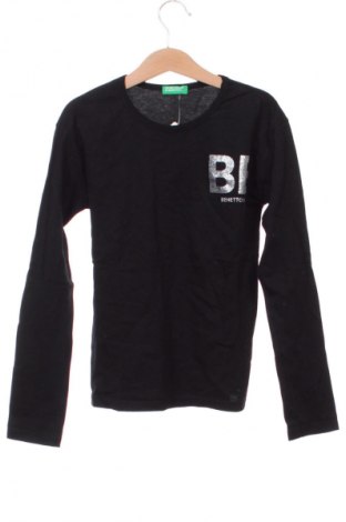 Bluză pentru copii United Colors Of Benetton, Mărime 8-9y/ 134-140 cm, Culoare Negru, Preț 61,74 Lei