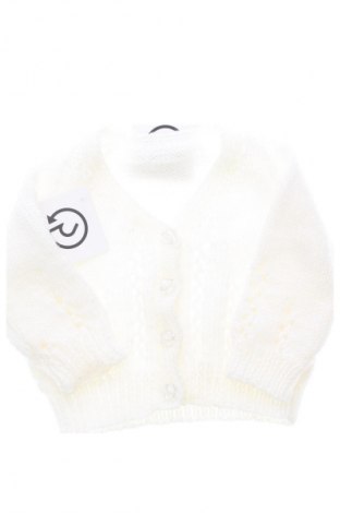 Kinder Strickjacke Unbranded, Größe 2-3m/ 56-62 cm, Farbe Weiß, Preis € 8,77