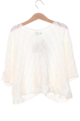 Kinder Strickjacke United Colors Of Benetton, Größe 10-11y/ 146-152 cm, Farbe Weiß, Preis € 16,99