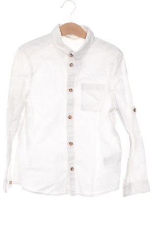 Kinderhemd H&M, Größe 6-7y/ 122-128 cm, Farbe Weiß, Preis € 5,75