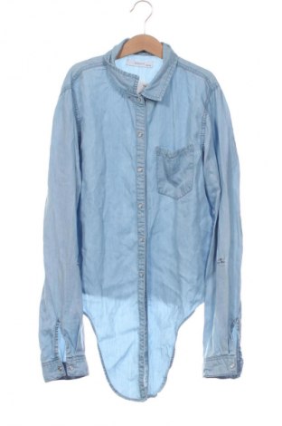 Kinderhemd Reserved, Größe 12-13y/ 158-164 cm, Farbe Blau, Preis € 6,14