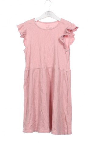 Dětské šaty  H&M, Velikost 8-9y/ 134-140 cm, Barva Popelavě růžová, Cena  349,00 Kč