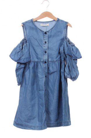 Детска рокля Zara, Размер 8-9y/ 134-140 см, Цвят Син, Цена 20,14 лв.
