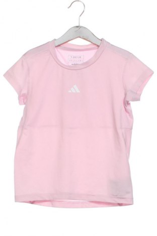 Kinder T-Shirt Adidas, Größe 6-7y/ 122-128 cm, Farbe Rosa, Preis € 12,78