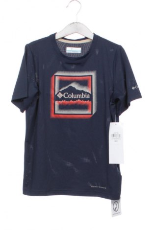 Kinder T-Shirt Columbia, Größe 7-8y/ 128-134 cm, Farbe Blau, Preis € 37,99