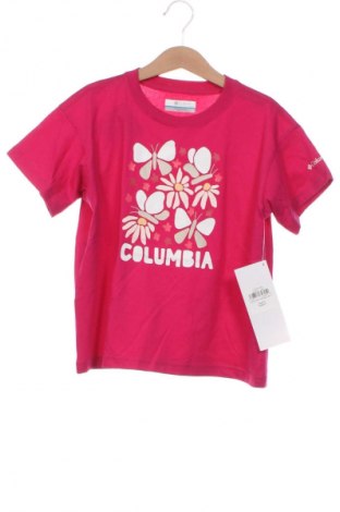 Kinder T-Shirt Columbia, Größe 7-8y/ 128-134 cm, Farbe Rosa, Preis 30,99 €