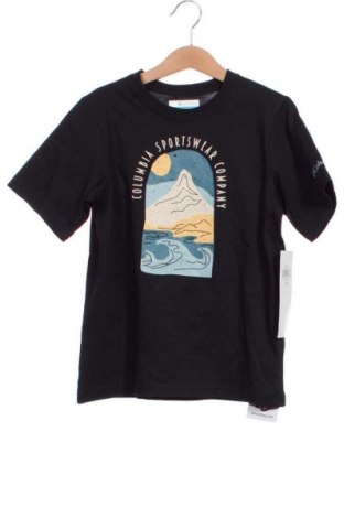 Kinder T-Shirt Columbia, Größe 7-8y/ 128-134 cm, Farbe Schwarz, Preis € 30,99