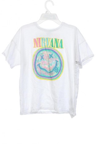Kinder T-Shirt Nirvana, Größe 15-18y/ 170-176 cm, Farbe Weiß, Preis € 8,00