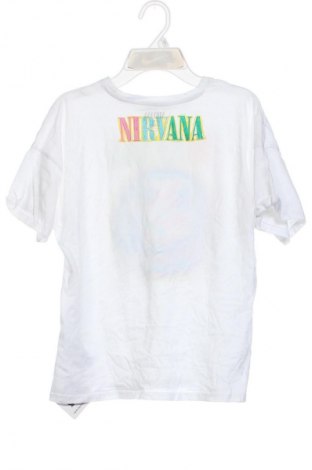 Kinder T-Shirt Nirvana, Größe 15-18y/ 170-176 cm, Farbe Weiß, Preis € 8,00