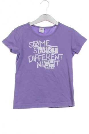 Kinder T-Shirt S.Oliver, Größe 8-9y/ 134-140 cm, Farbe Lila, Preis 8,00 €