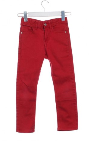 Детски дънки United Colors Of Benetton, Размер 5-6y/ 116-122 см, Цвят Червен, Цена 27,00 лв.
