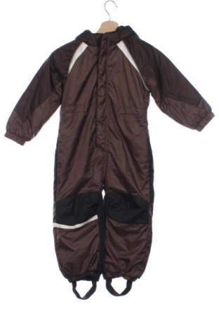 Детски гащеризон за зимни спортове Unbranded, Размер 3-4y/ 104-110 см, Цвят Кафяв, Цена 30,99 лв.