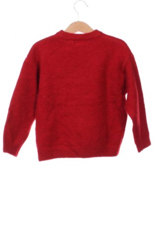 Детски пуловер Zara, Размер 2-3y/ 98-104 см, Цвят Червен, Цена 15,99 лв.