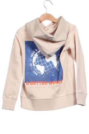 Kinder Sweatshirts Jack & Jones, Größe 5-6y/ 116-122 cm, Farbe Beige, Preis 45,99 €