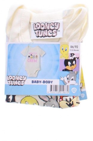 Παιδικό κορμάκι Looney Tunes, Μέγεθος 18-24m/ 86-98 εκ., Χρώμα Εκρού, Τιμή 7,99 €