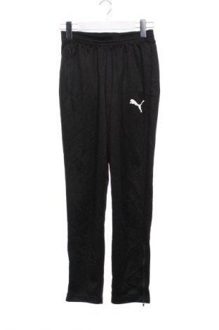 Детско спортно долнище PUMA, Размер 12-13y/ 158-164 см, Цвят Черен, Цена 29,99 лв.