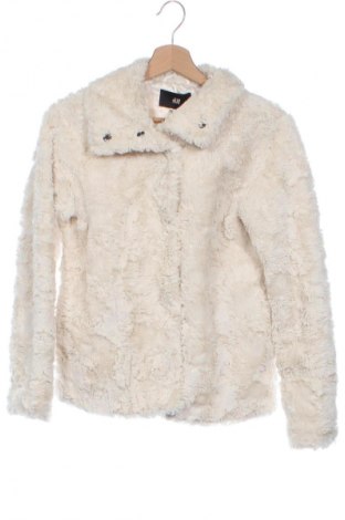 Kinderjacke H&M, Größe 12-13y/ 158-164 cm, Farbe Ecru, Preis 16,33 €
