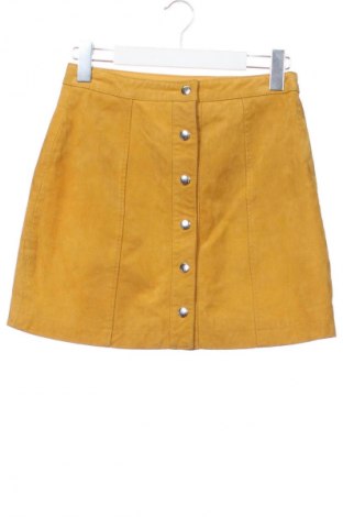 Lederrock Stradivarius, Größe M, Farbe Gelb, Preis 29,74 €